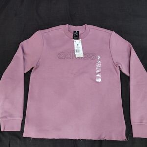 Adidas Women's Crewneck Sweater in Purple